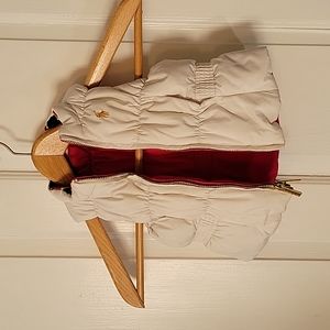 Ralph Lauren Reversible Down Vest- Pink and White- 9 mon